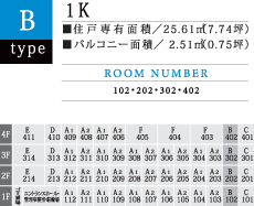 間取り Bタイプ